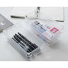 Basicwise Clear Plastic Drawer Organizers, PK 3 QI003394.3